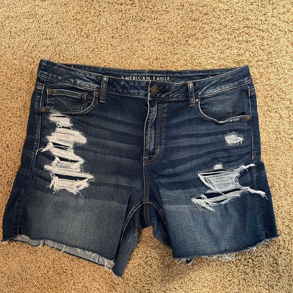 American Eagle Midi Jean Shorts